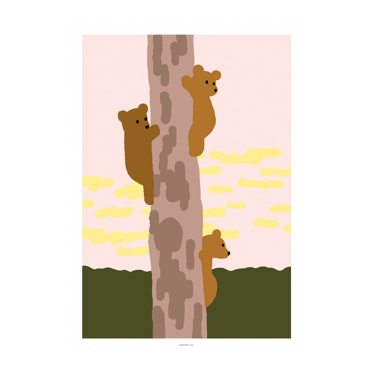 TREE & BEARS POSTER