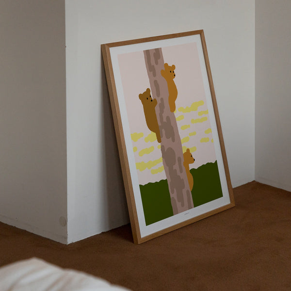 TREE & BEARS POSTER