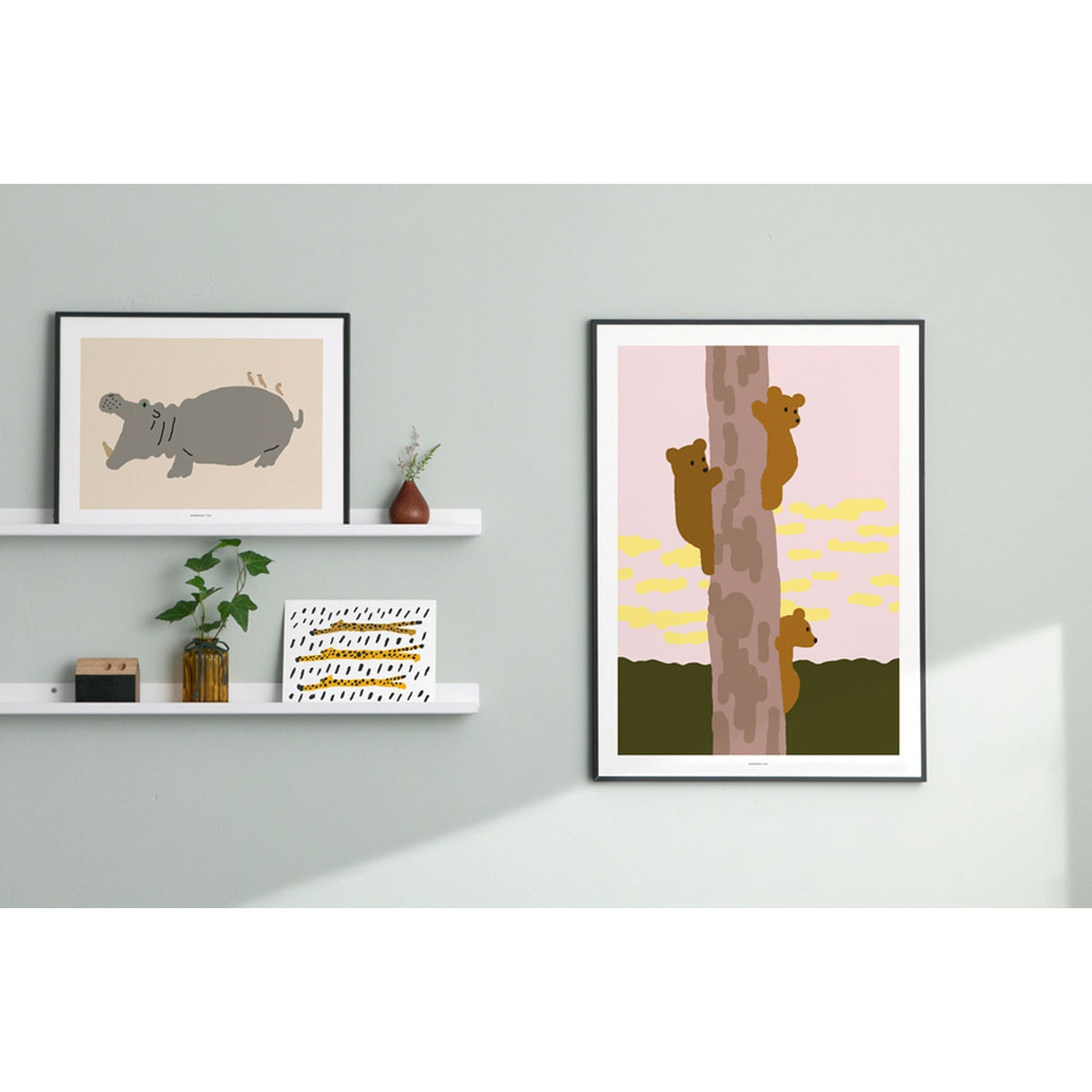 TREE & BEARS POSTER