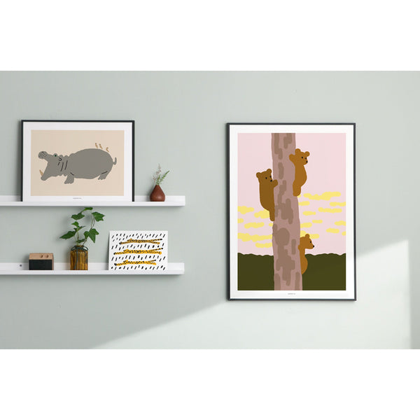 TREE & BEARS POSTER
