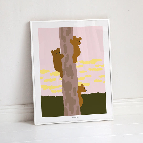 TREE & BEARS POSTER