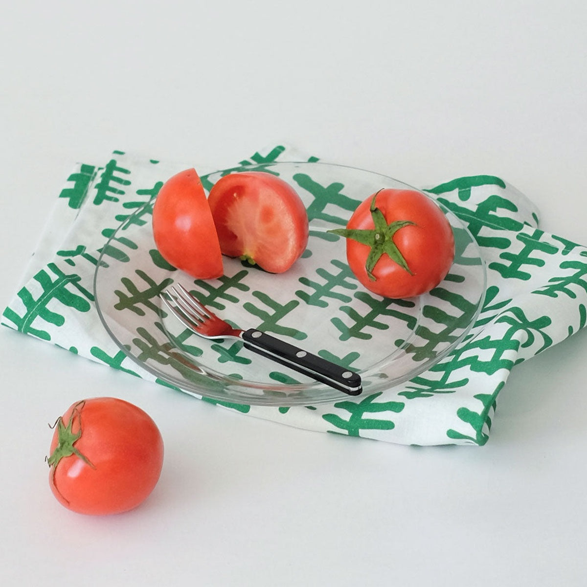 TREE & TREE KITCHEN CLOTH II - GREEN
