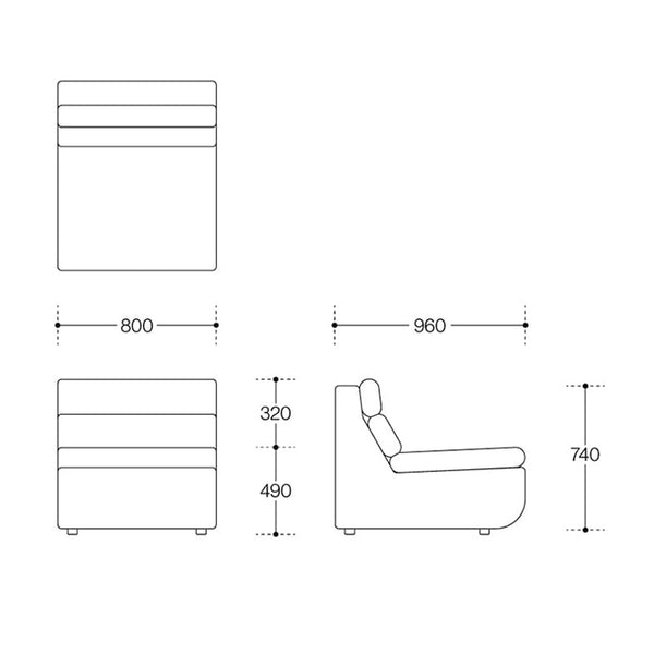 VEMBER SOFA MIDDLE