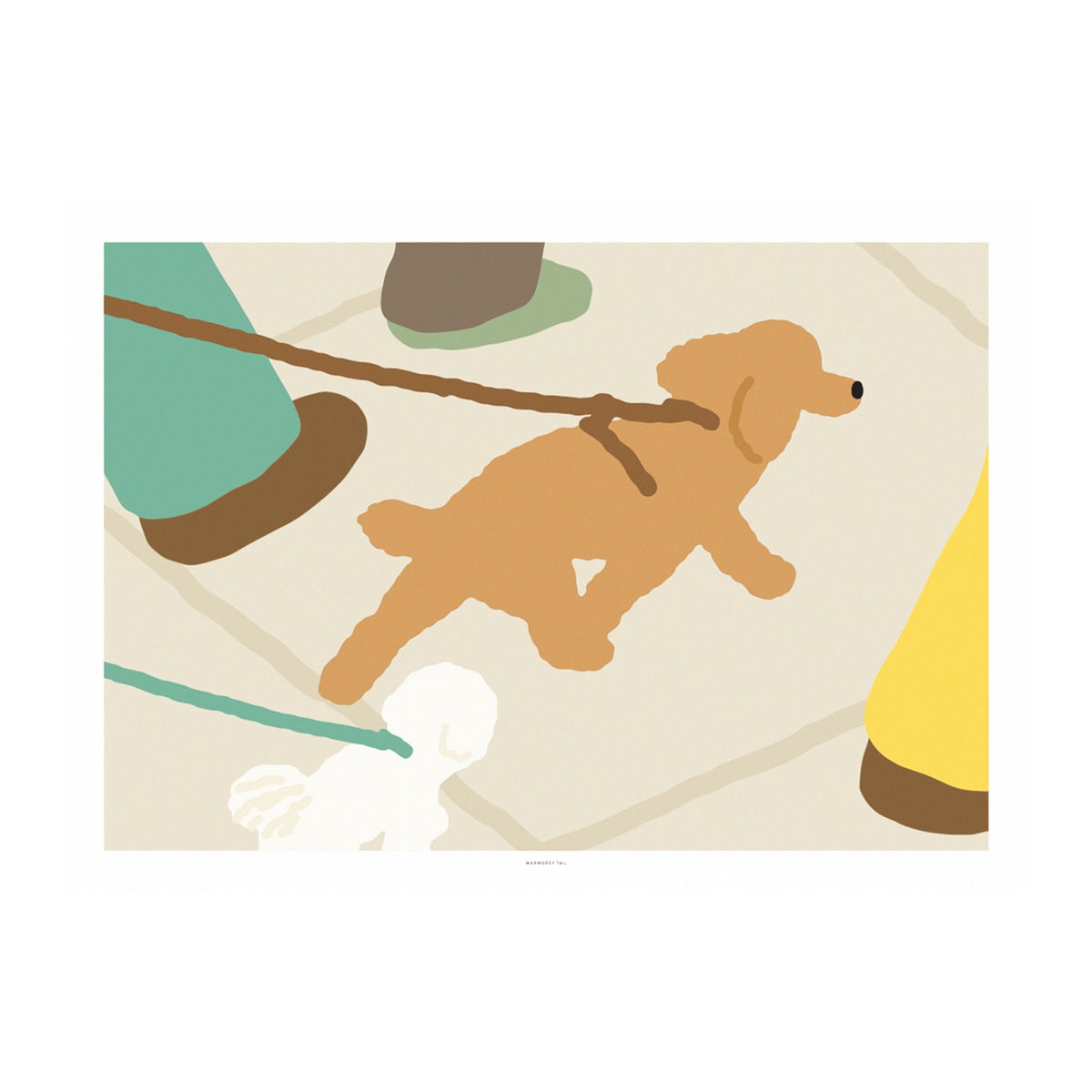WALKING DOG POSTER