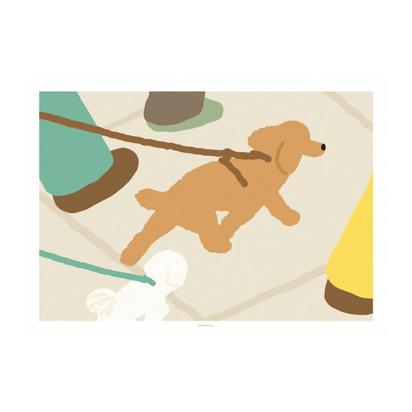 WALKING DOG POSTER