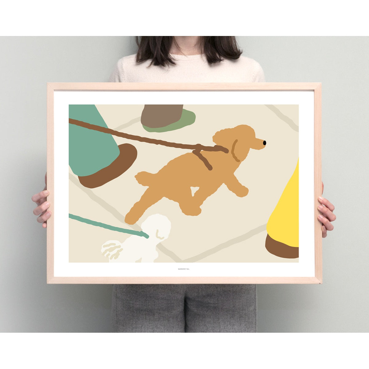 WALKING DOG POSTER