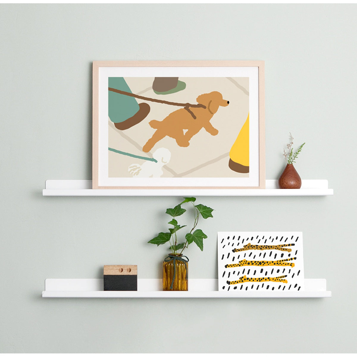 WALKING DOG POSTER