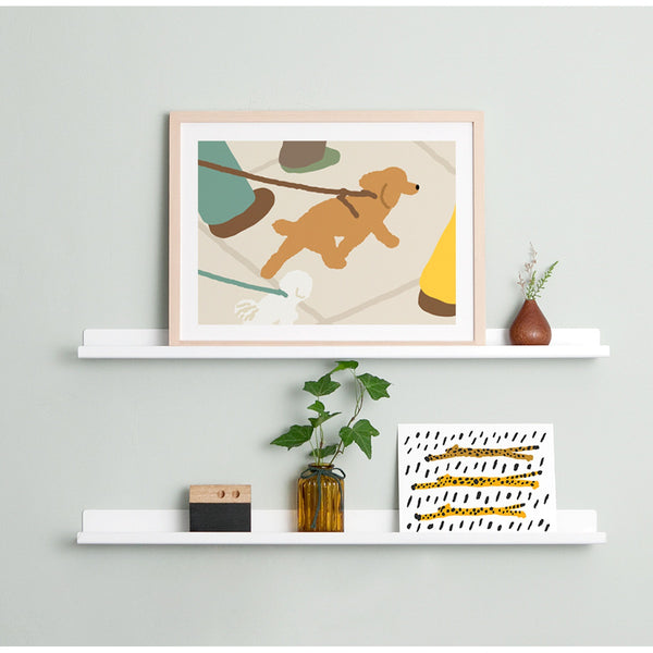 WALKING DOG POSTER