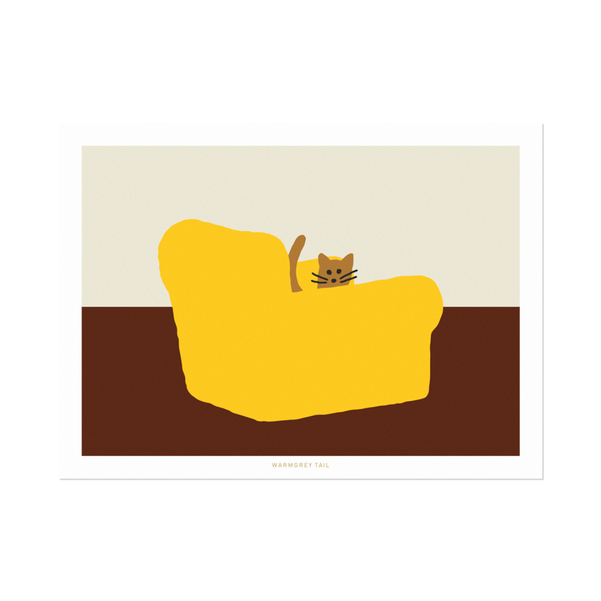 ARMCHAIR - YELLOW POSTCARD