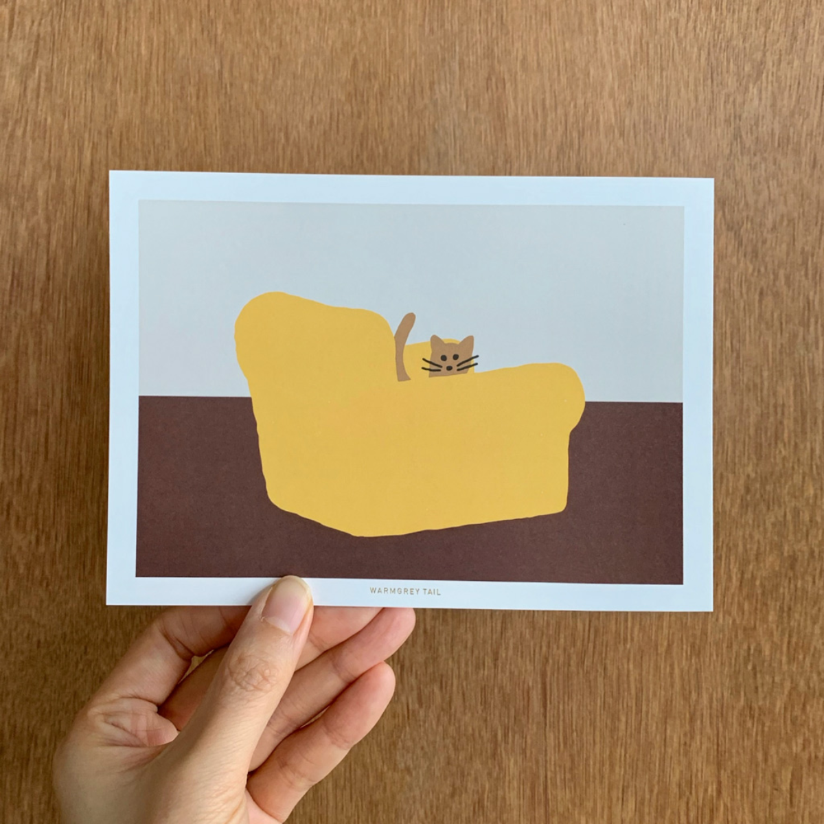 ARMCHAIR - YELLOW POSTCARD