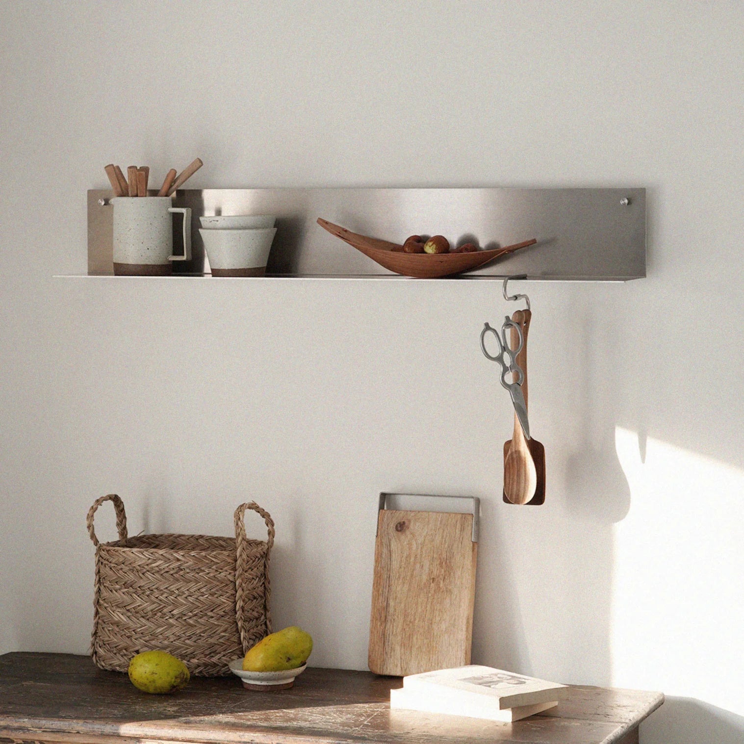Aluminium Wall Shelf 1000